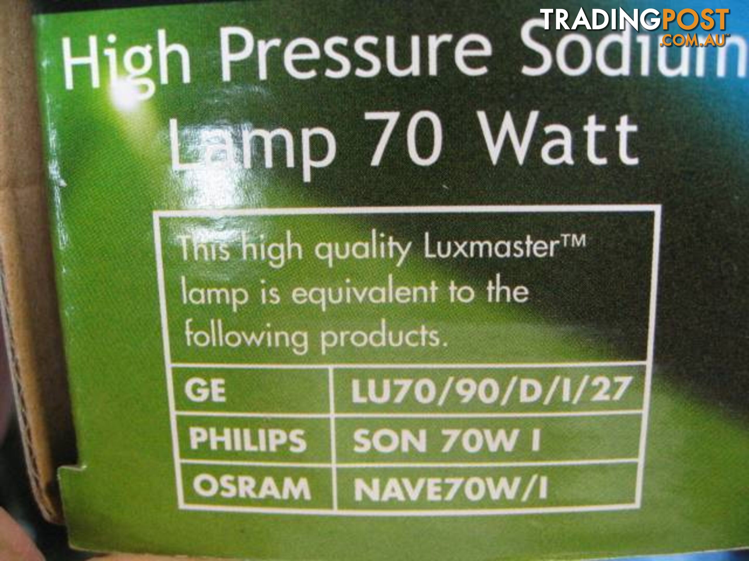 NEW HIGH PRESSURE SODIUM LAMP 70W plant garden PICKUP OR POST