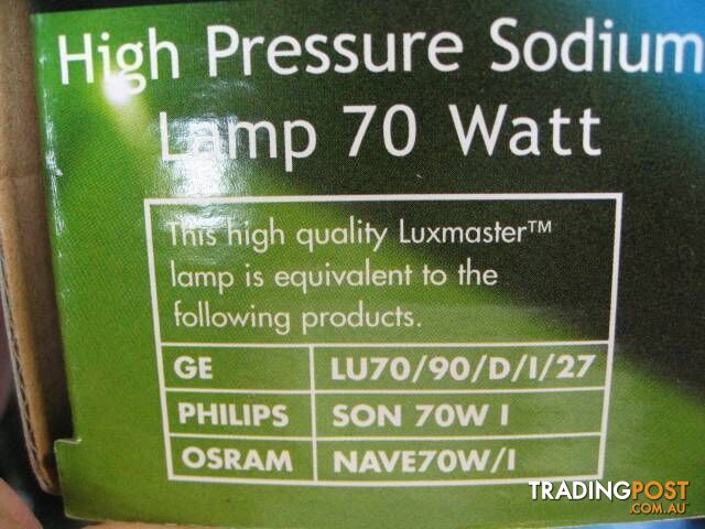 NEW HIGH PRESSURE SODIUM LAMP 70W plant garden PICKUP OR POST