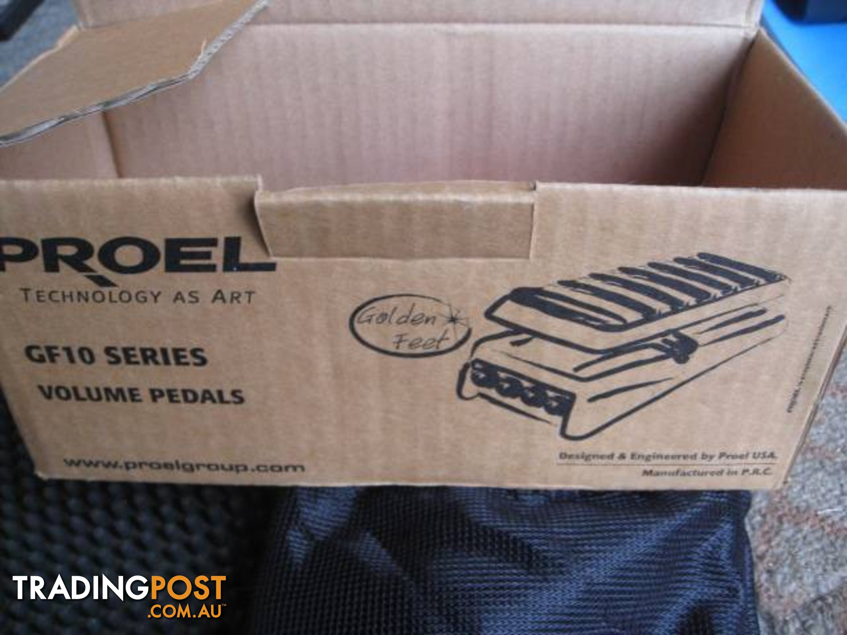 PROTEL VOLUME PEDAL 4 JACKS 2 IN 2 OUT