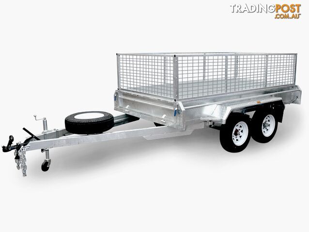 10x6 Premium Tandem Box Trailer (Fully Welded) Galvanised high sides