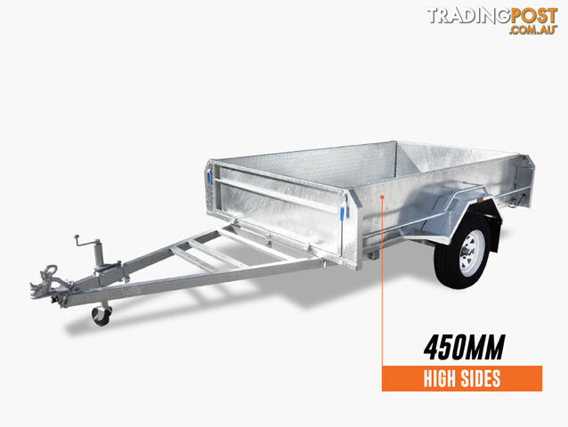 7x5 Hot dip Galvanised premium Box Trailer Price include 600mm cage - photo 3 of 15
