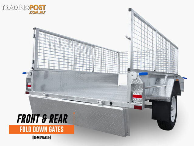 7x5 Hot dip Galvanised premium Box Trailer Price include 600mm cage - photo 5 of 15