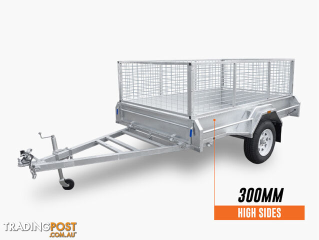 7x5 Hot dip Galvanised premium Box Trailer Price include 600mm cage - photo 2 of 15