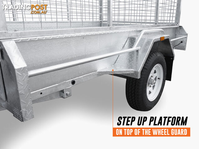 7x5 Hot dip Galvanised premium Box Trailer Price include 600mm cage - photo 4 of 15