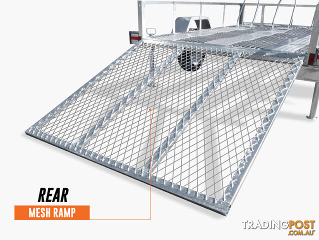 8x5 Motorcycle ATV Trailer with buildin ramp & 3 bikes holder - photo 5 of 10
