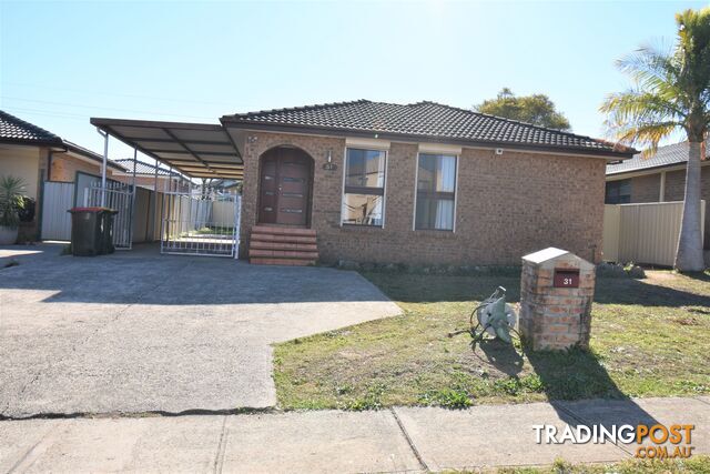 31 Bettong Crescent BOSSLEY PARK NSW 2176