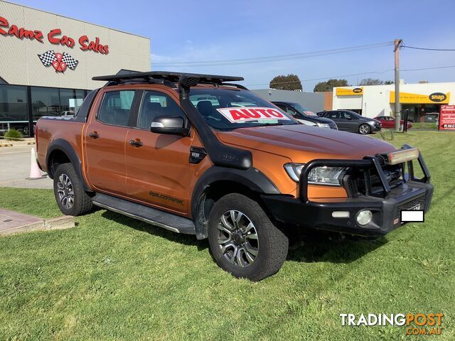 2017 Ford Ranger PX MKII WILDTRAK Ute Automatic