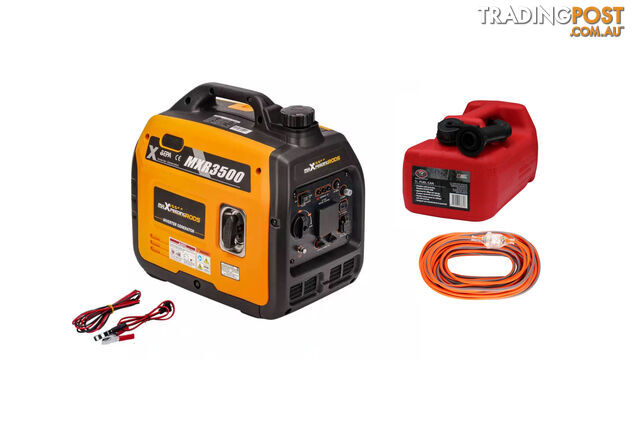 3Kw generator, 25m power cord and 5 litre fuel caddy - $50 / 24 hours or $300 / week