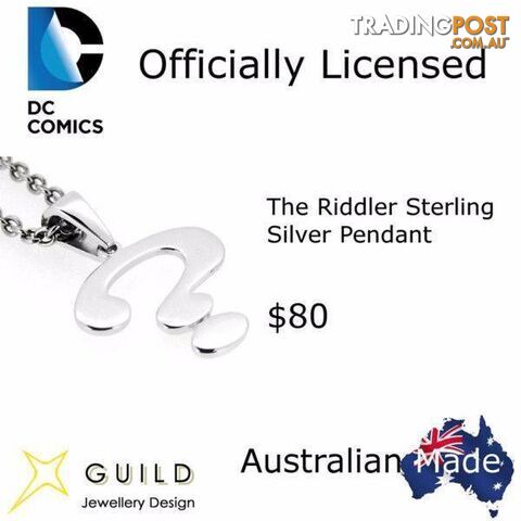 The Riddler Sterling Silver Pendant