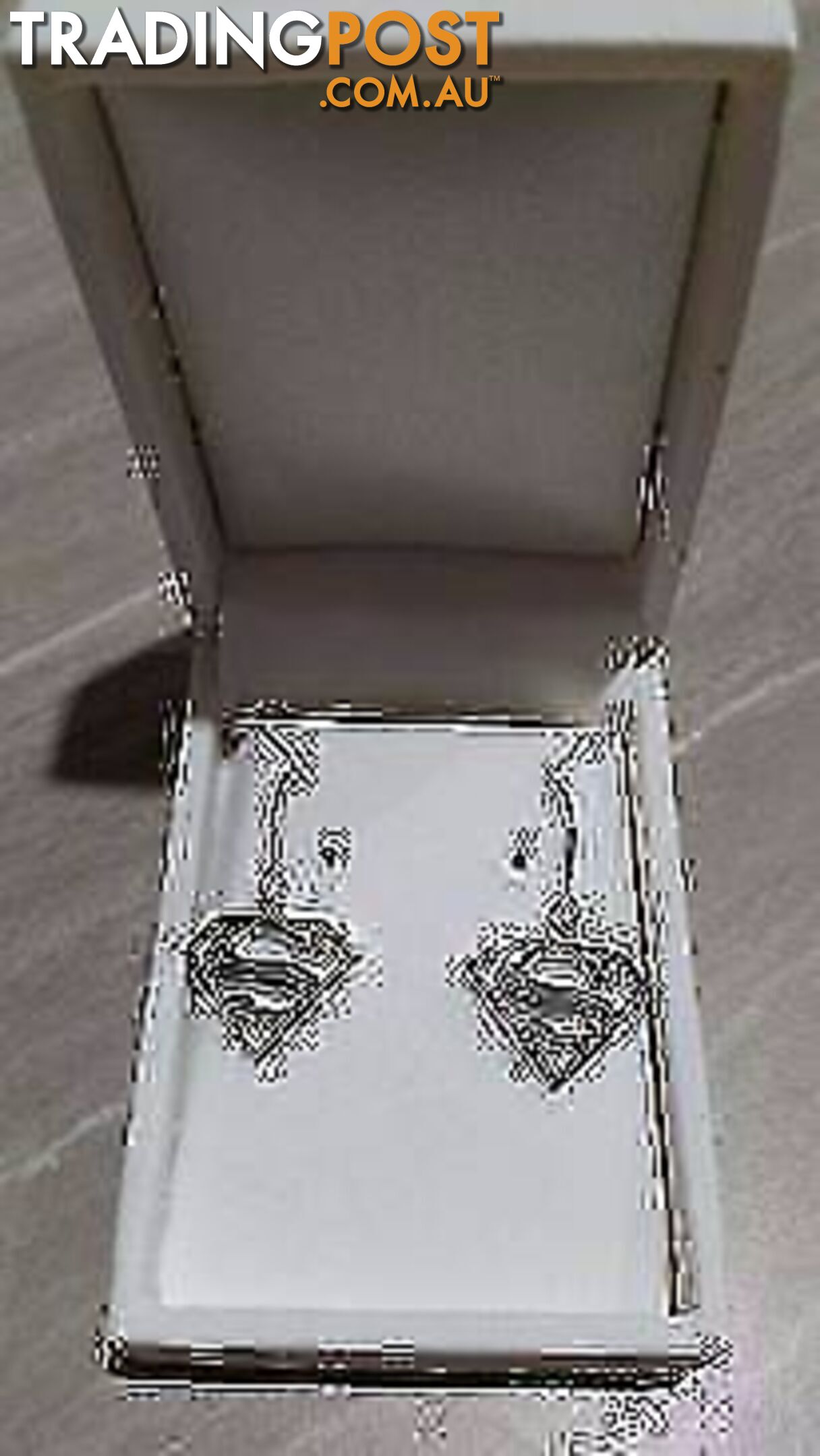 Superman Sterling Silver Hook Earrings