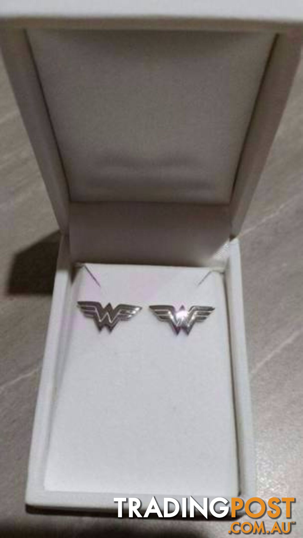 Wonder Woman Sterling Silver Stud Earrings