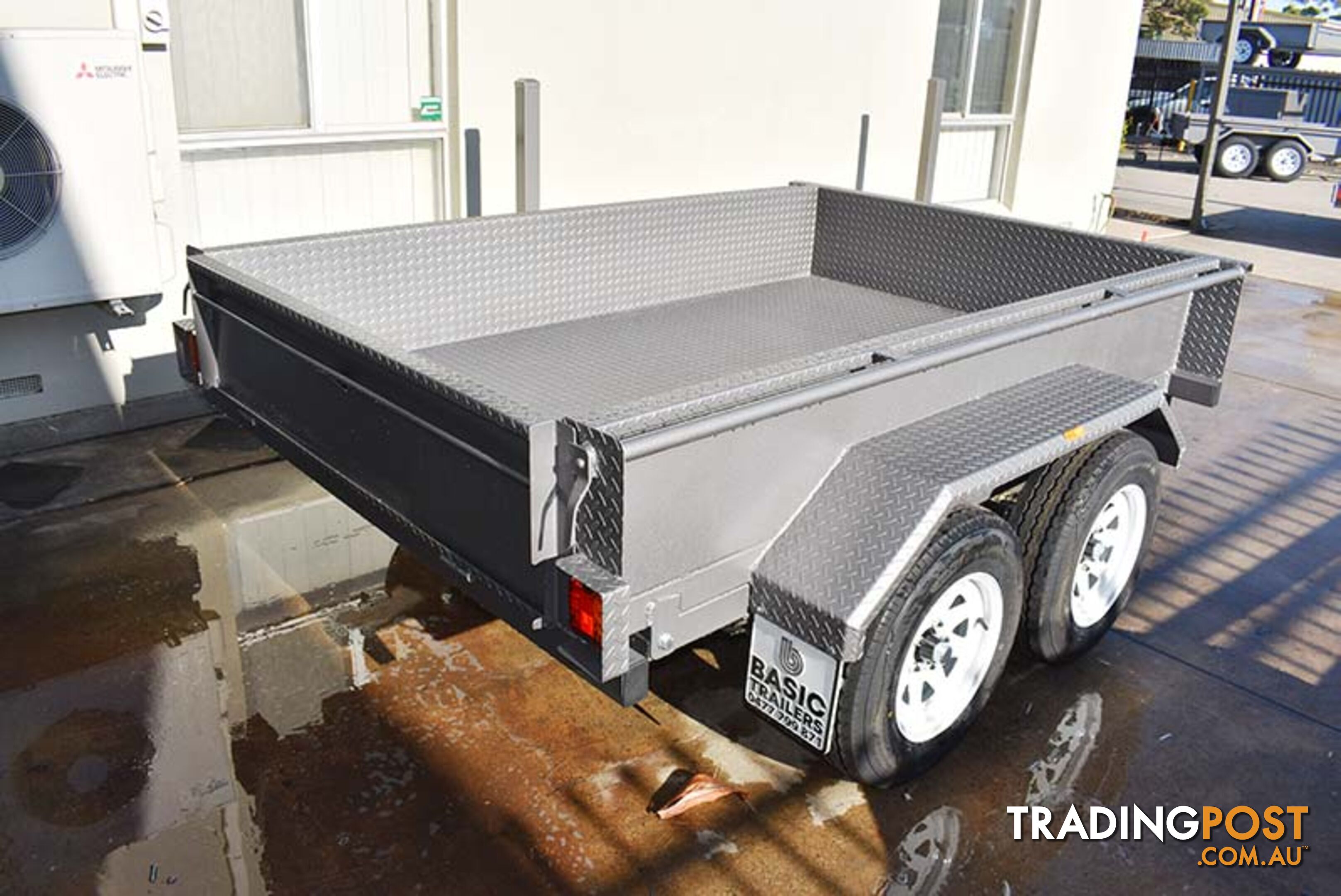 10X5 TIPPER BOX TRAILER  TANDEM AXLE, ATM: 1990  4500KG