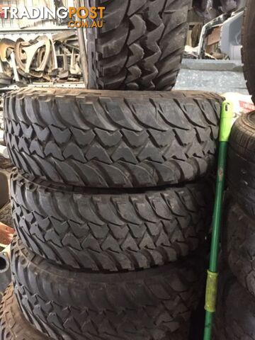 Bridgestone Dueler Mud Terrain 245/70 R16 6 stud wheels and tyres