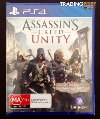 Ps4 Assassins Creed Unity + UNUSED DLC. AS NEW' 20 or Swap/Trade