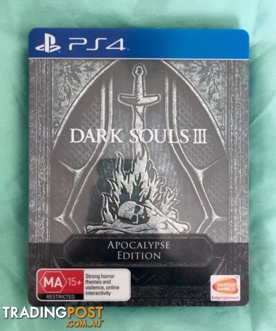 Ps4. Dark Souls 3. Apocalypse Edition. Excellent Condition $50 or Swap