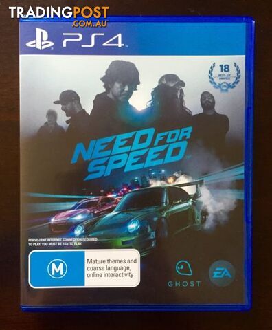 Ps4. Need For Speed. 'AS NEW' Condition $25 or Swap/Trade