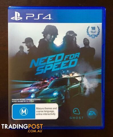 Ps4. Need For Speed. 'AS NEW' Condition $25 or Swap/Trade