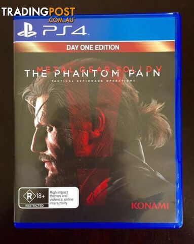 Ps4. Metal Gear Solid V Phantom Pain "AS NEW" $30 or Swap/Trade