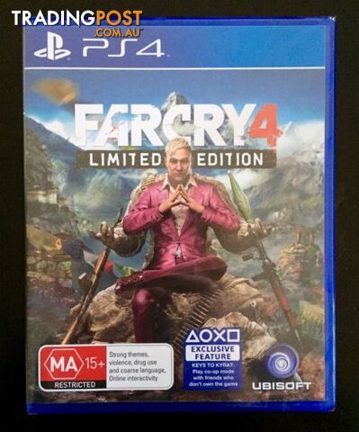 Ps4. Far Cry 4 + UNUSED DLC. 'AS NEW' $30 or Swap/Trade
