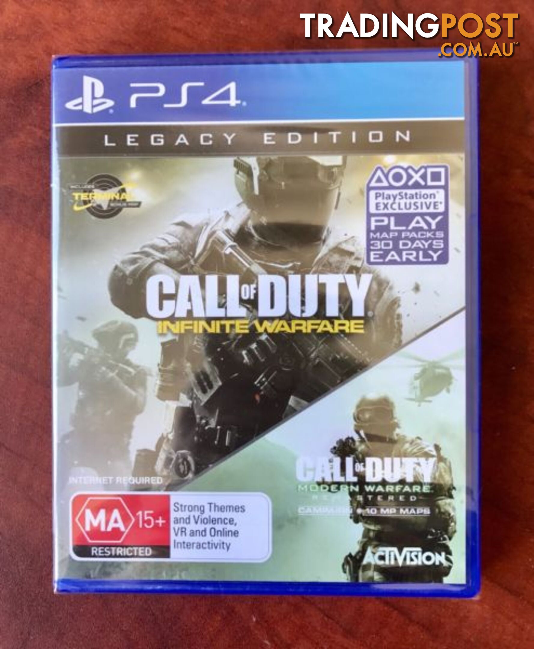 Ps4 COD Infinite Warfare Legacy Edition + UNUSED DLC. BRAND NEW $80