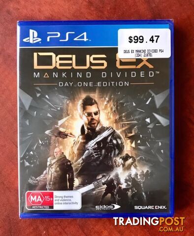 Ps4. Deus EX. AS NEW Condition $30 or Swap/Trade