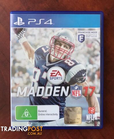 Ps4. Madden 17. 'AS NEW' Condition $45 or Swap/Trade