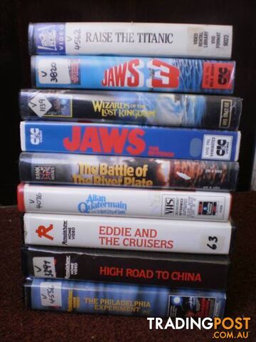 VHS VIDEO MOVIES -- VIEW CURRENT LIST OF MOVIES FOR SALE - photo 4 of 10