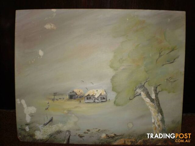 VINTAGE OIL PAINTINGS & AUSTRALIAN PICTURE PRINTS= - photo 2 of 10