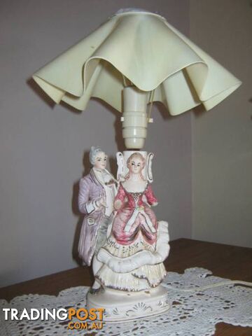 ANTIQUE TABLE LAMP MADE IN ITALY -- REDUCED PRICE
