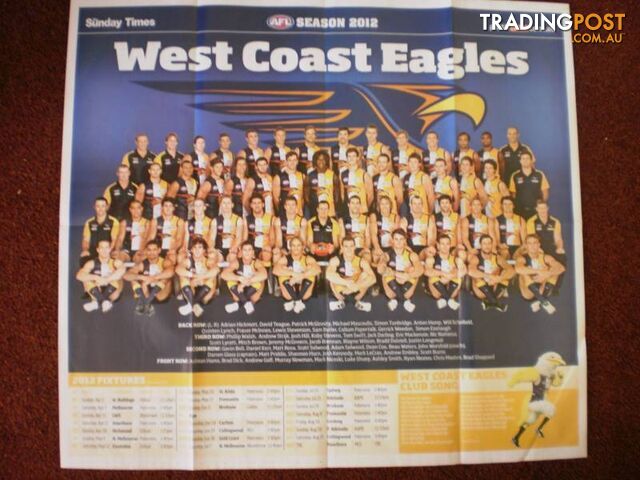 WEST COAST EAGLES MEMORABILLIA - photo 5 of 5