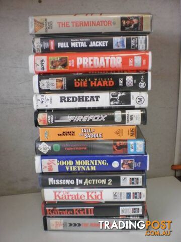 VHS VIDEO TAPES -- VIEW HUGE LIST OF MOVIES FOR SALE - photo 3 of 10