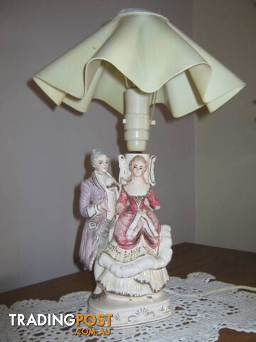 ANTIQUE LAMP MADE IN ITALY -- REDUCED PRICE