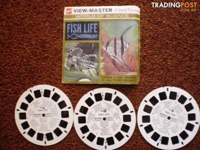 GAF VIEWMASTER, VINTAGE 1960 WHITE RED BLUE