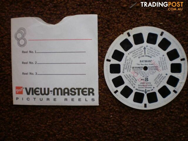 GAF VIEWMASTER, VINTAGE 1960 WHITE RED BLUE