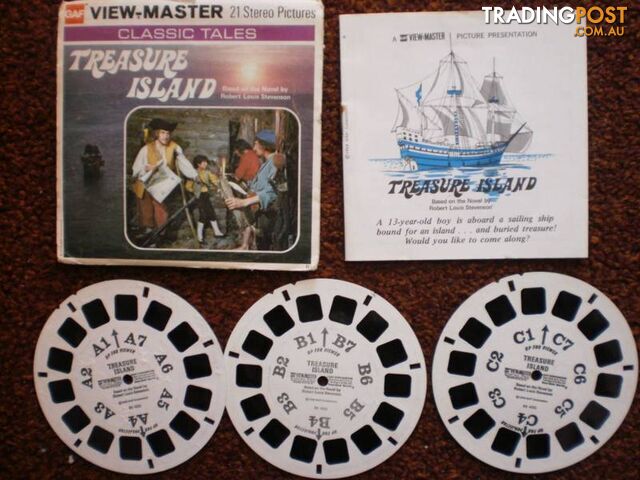 GAF VIEWMASTER, VINTAGE 1960 WHITE RED BLUE