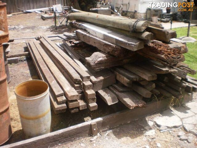 GARDEN & BUILDING MATERIALS -- ROOF IRON, RIDGES, PIPES, TIMBER