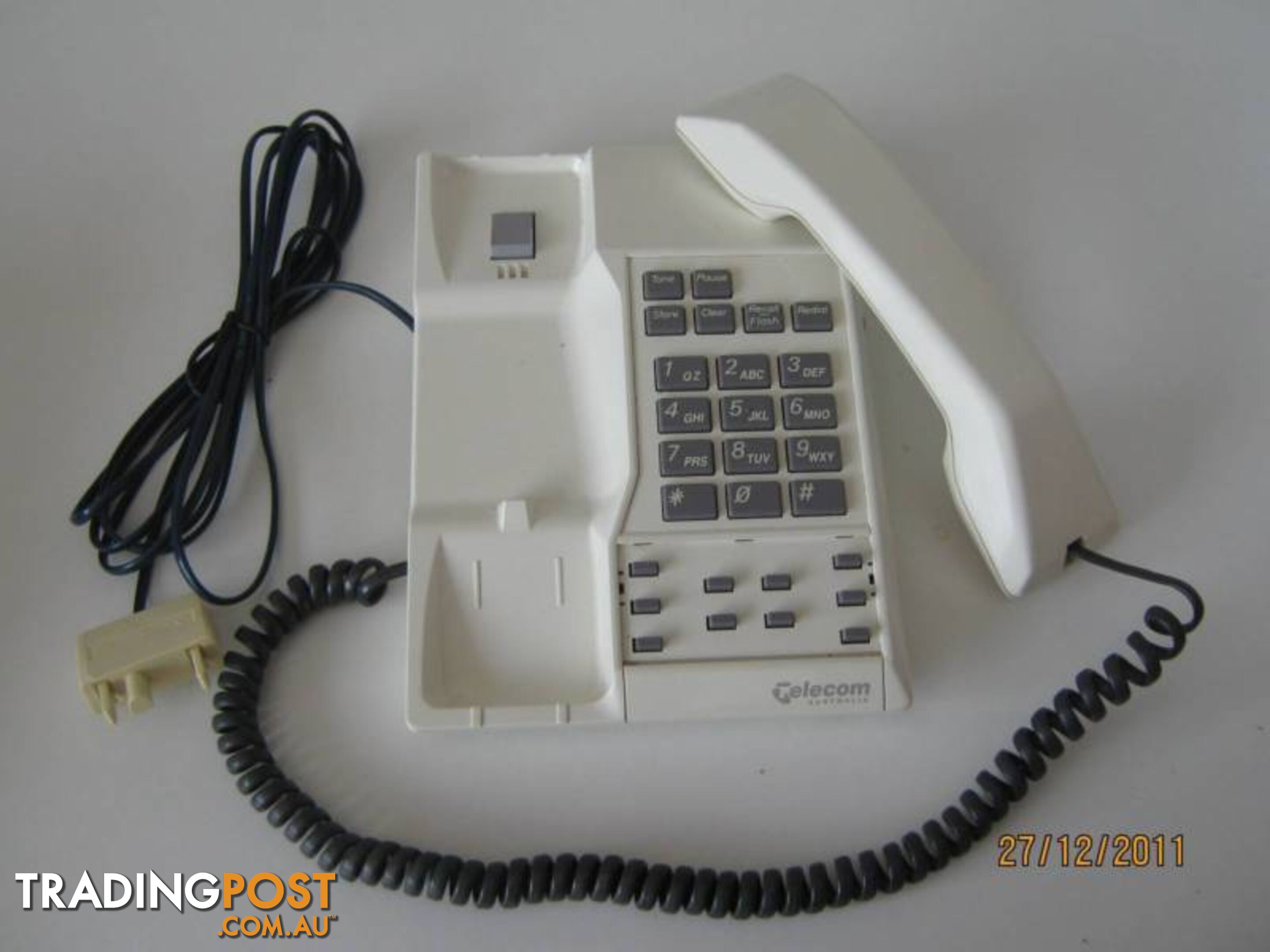 OLD TELEPHONES & OLD FAX MACHINE -- REDUCED PRICE