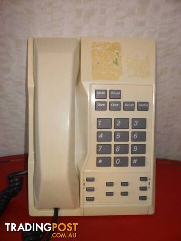 OLD TELEPHONES & OLD FAX MACHINE -- REDUCED PRICE