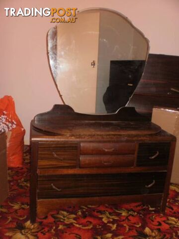 DRESSER DRAWERS WITH MIRRORS X (4) -- RETRO VINTAGE - photo 4 of 4