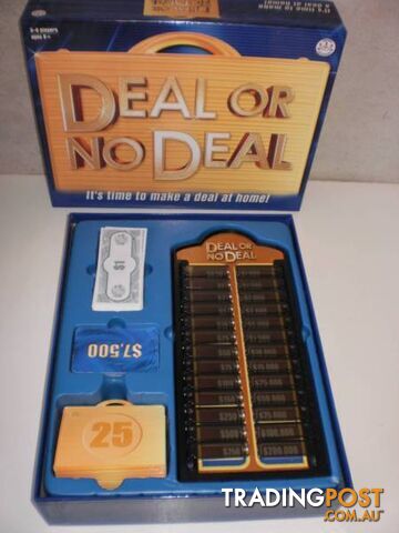 BOARD GAMES -- MONOPOLY, DEAL OR NO DEAL -- REDUCED PRICE