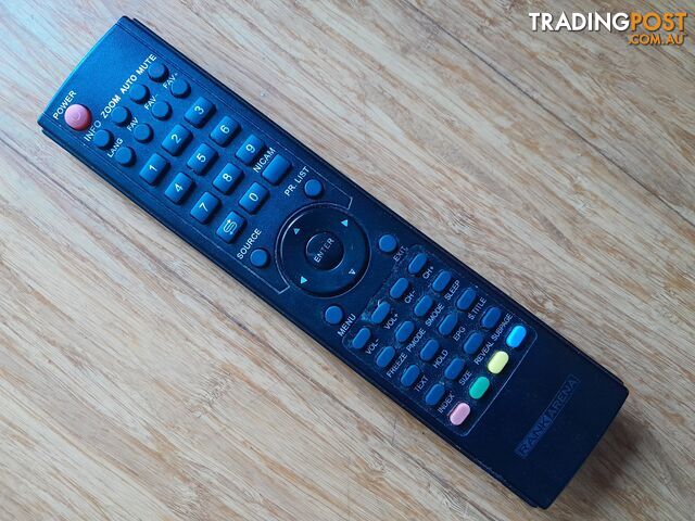 REMOTE CONTROL FOR RANK ARENA TV MODEL RALD81HDA TELEVISION REMOTE CONTROL MALVERN EAST MELBOURNE