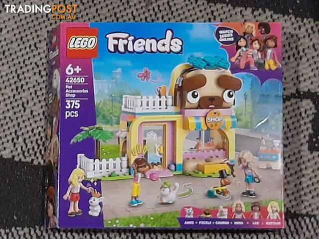 ORIGINAL BOX ONLY LEGO FRIENDS 42650 PET ACCESSORIES SHOP LEGO BOX MALVERN EAST MELBOURNE