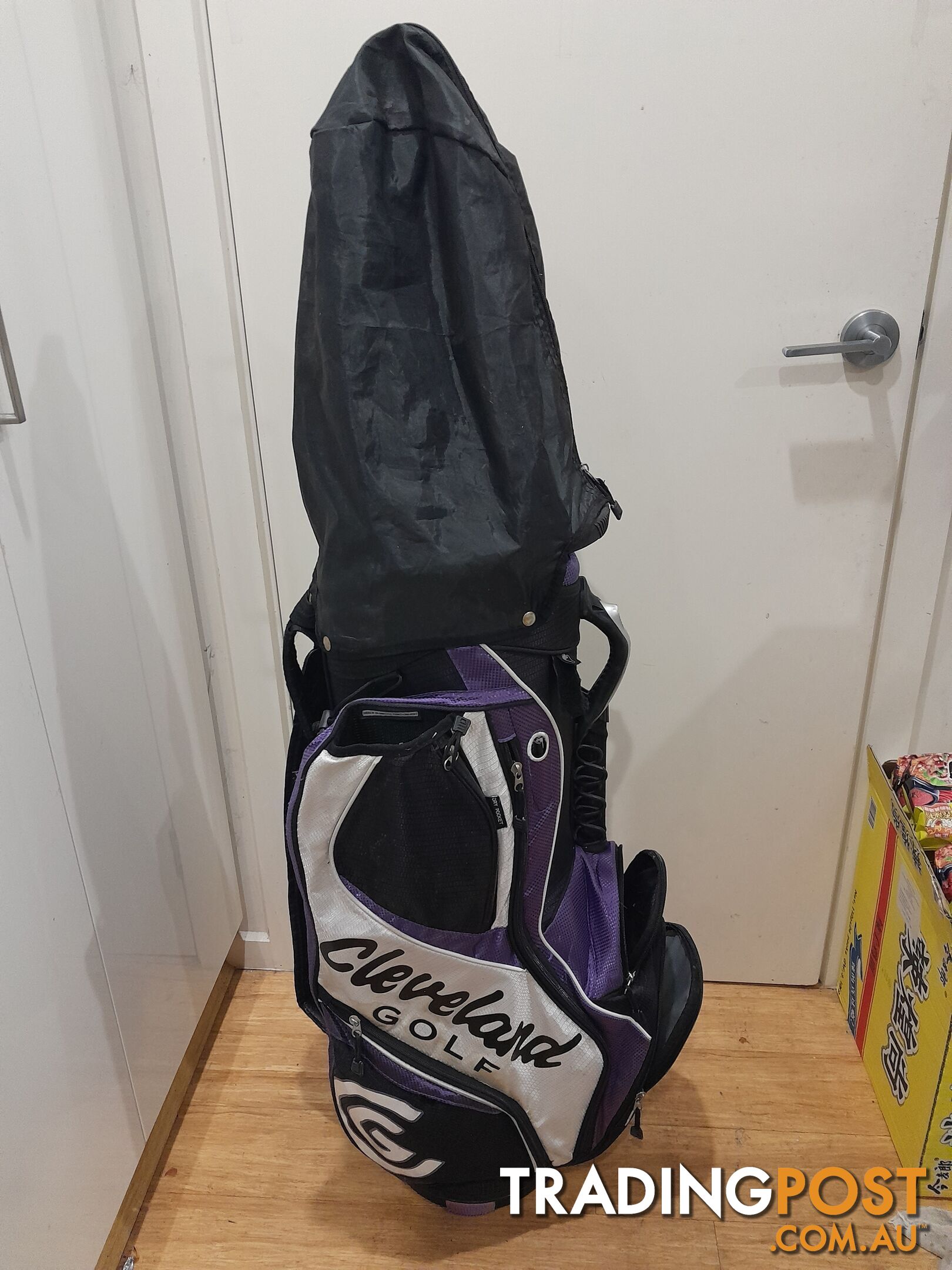 CLEVELAND GOLF CART BAG PURPLE MALVERN EAST MELBOURNE