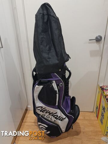 CLEVELAND GOLF CART BAG PURPLE MALVERN EAST MELBOURNE