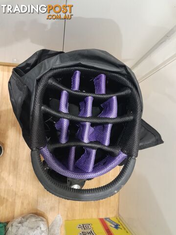 CLEVELAND GOLF CART BAG PURPLE MALVERN EAST MELBOURNE