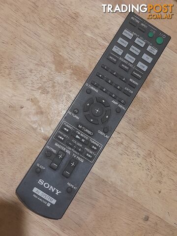 SONY REMOTE CONTROL SONY RM-AAU135 HOME THEATRE REMOTE CONTROL MALVERN EAST...