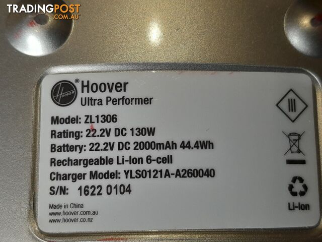 MOTORISED BODY FOR HOOVER ULTRA PERFORMER ZL1306 VACUUM CLEANER SPARE PARTS MALVERN EAST MELBOURNE