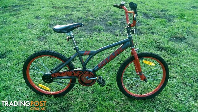 SNARL BMX BICYCLE SINGLE SPEED KIDS BIKE 20” TYRES HARDTAIL FRAME CHILDRENS CYCLING MALVERN EAST