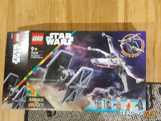 ORIGINAL BOX ONLY LEGO STAR WARS TIE FIGHTER & X-WING MASH-UP LEGO BOX MALVERN EAST MELBOURNE