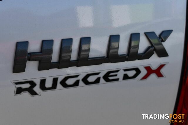 2019 TOYOTA HILUX RUGGED X (4X4) GUN126R MY19 DOUBLE CAB PICK UP